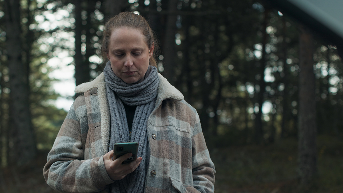 personne sur mobile